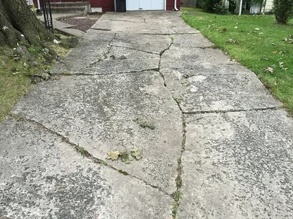 concrete driveways crack