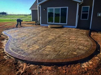 stamped concrete patio Venetia PA