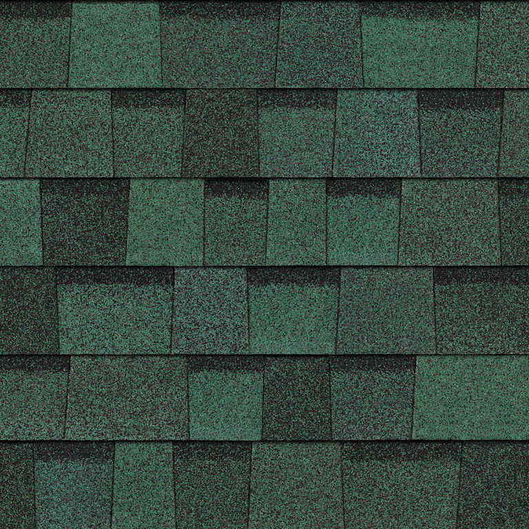 Owens Corning TruDefinition Duration shingles in Chateau Green