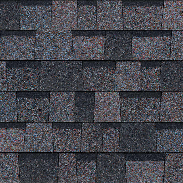 Owens Corning TruDefinition Duration shingles in Midnight Plum