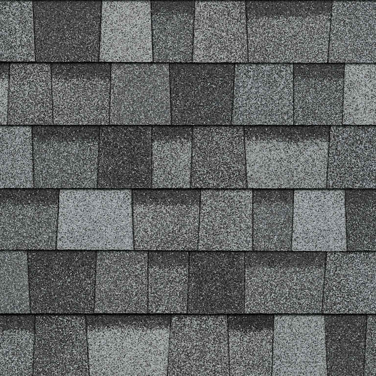 Owens Corning TruDefinition Duration shingles in Slatestone Gray