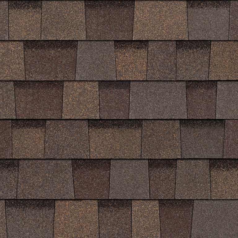 Owens Corning TruDefinition Duration shingles in Teak